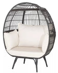 Oversized Rattan Wicker Egg Chair - From Where - 
