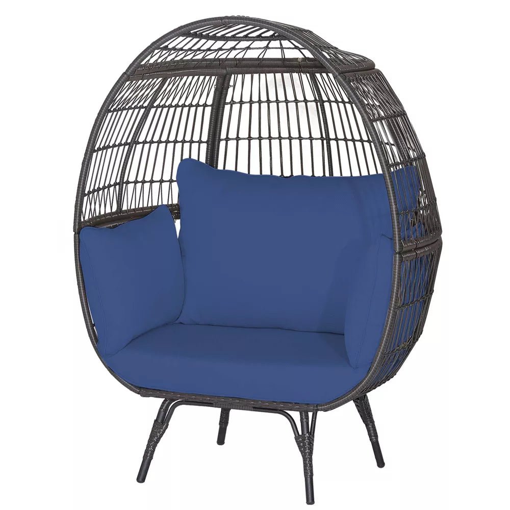 Oversized Rattan Wicker Egg Chair - From Where - 