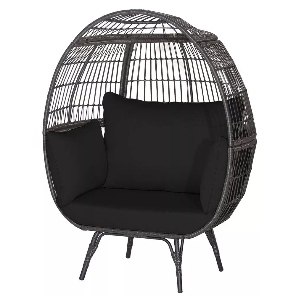 Oversized Rattan Wicker Egg Chair - From Where - 