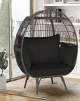 Oversized Rattan Wicker Egg Chair - From Where - 