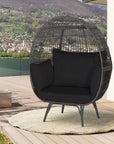Oversized Rattan Wicker Egg Chair - From Where - 