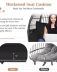 Oversized Rattan Wicker Egg Chair - From Where - 