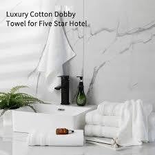 Oxford Hemmed Bath Towel (Pack of 6) - From Where - 