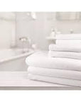 Oxford Hemmed Bath Towel (Pack of 6) - From Where - 
