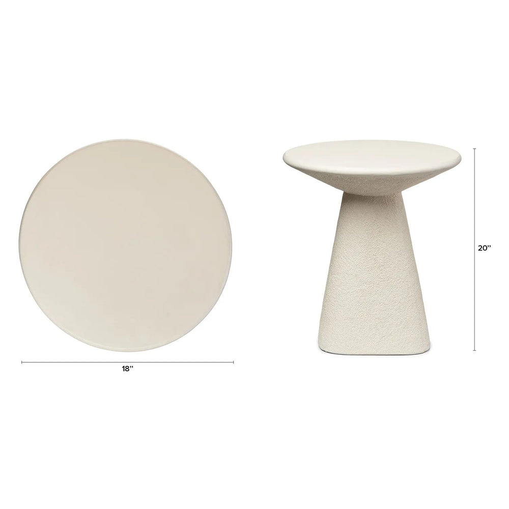 Ozetta Concrete Side Table - From Where Finds -