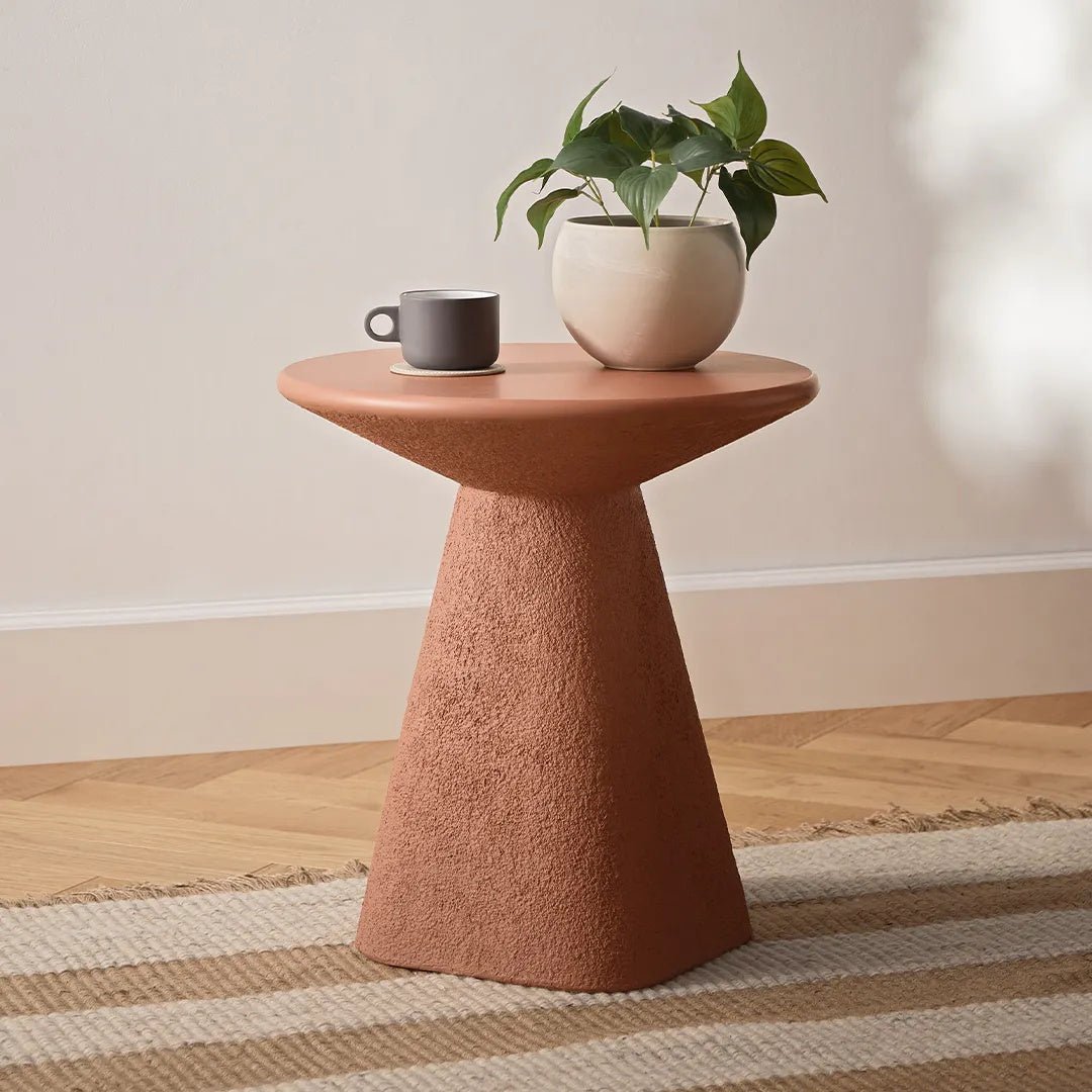 Ozetta Concrete Side Table - From Where Finds -