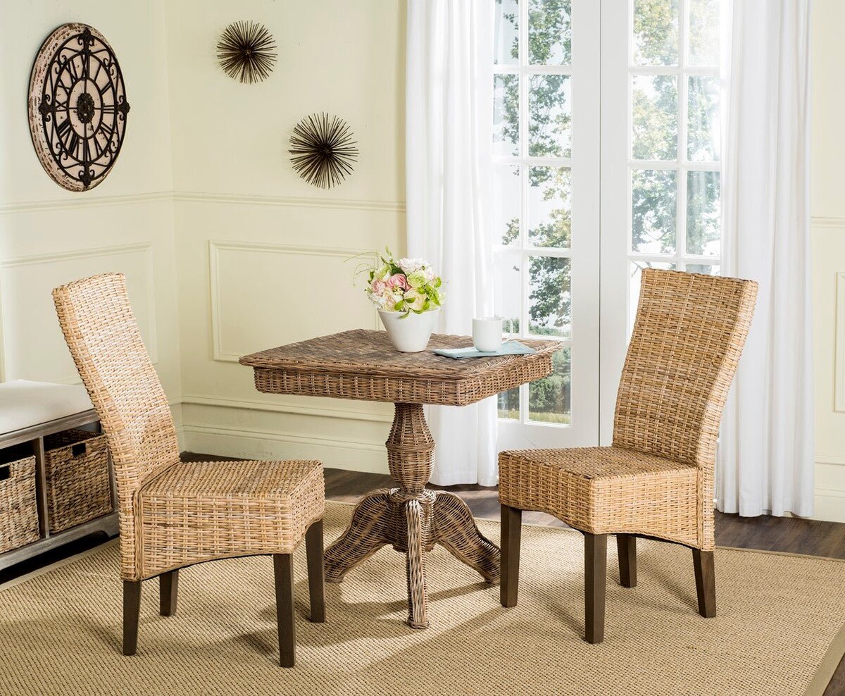 Ozias Wicker Dining Chair (Set of 2) - From Where Finds - 