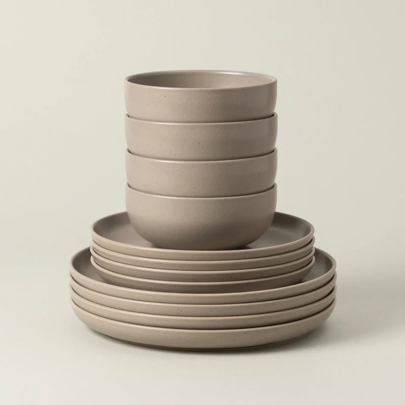 Pacifica 12 - Piece Dinnerware Set with Bowl - From Where Finds - 