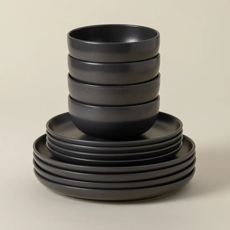 Pacifica 12 - Piece Dinnerware Set with Bowl - From Where Finds - 