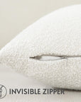 Pack of 2 Textured Boucle Throw Pillow Covers - From Where - 
