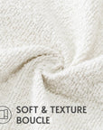 Pack of 2 Textured Boucle Throw Pillow Covers - From Where - 