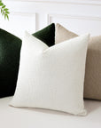 Pack of 2 Textured Boucle Throw Pillow Covers - From Where - 