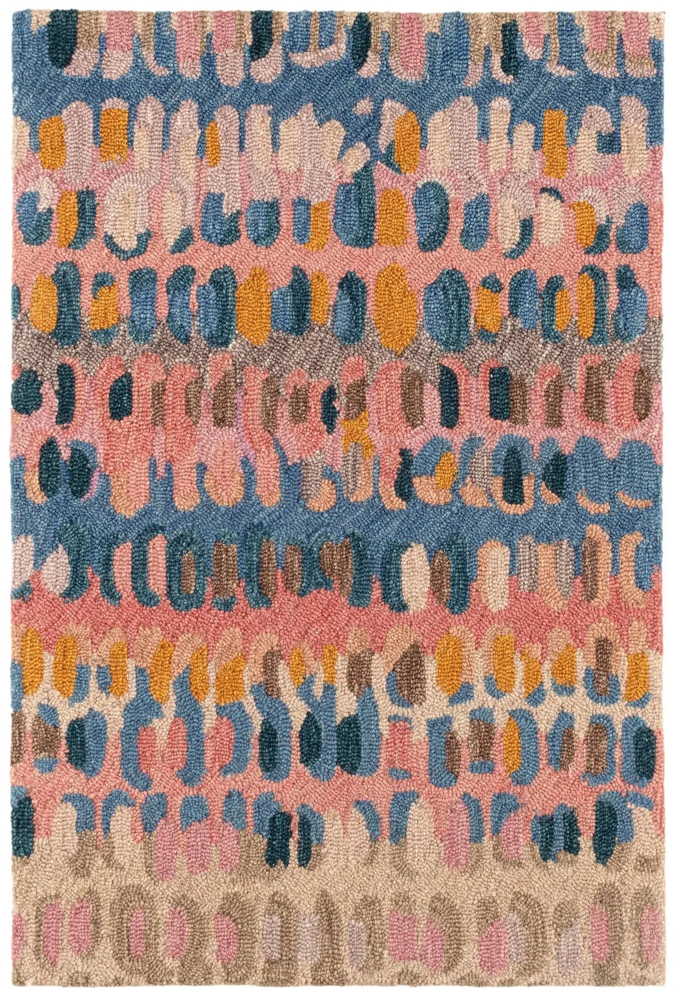 Paint Chip Hand Micro Hooked Wool Rug - From Where Finds - 