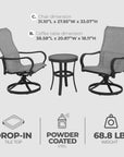 Palermo Bistro Furniture Set - From Where - 