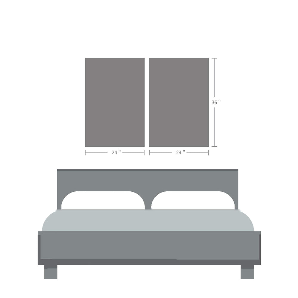 Palm Trees Canvas Wall Art - From Where - 