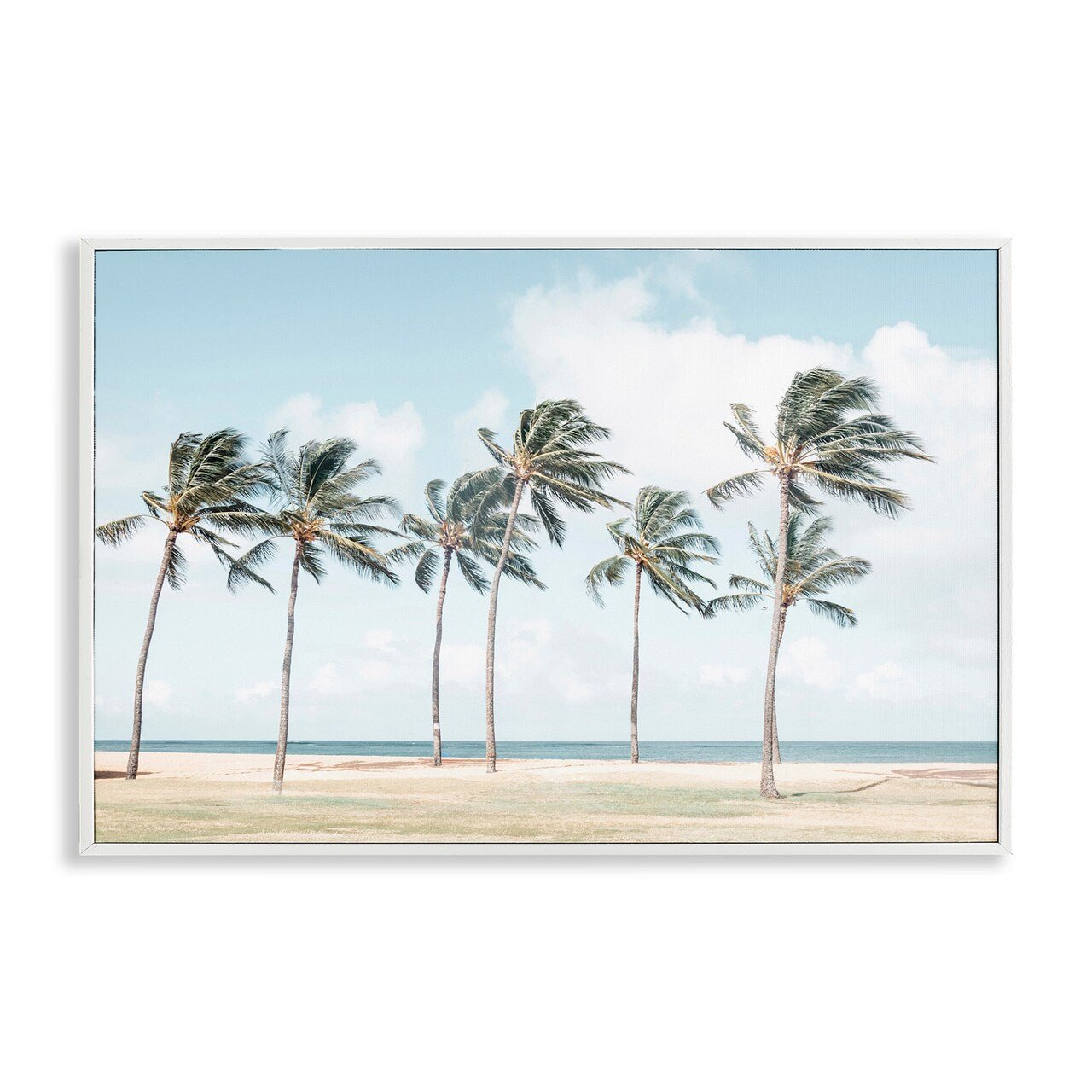 Palm Trees Framed Giclee Wall Art - From Where - 