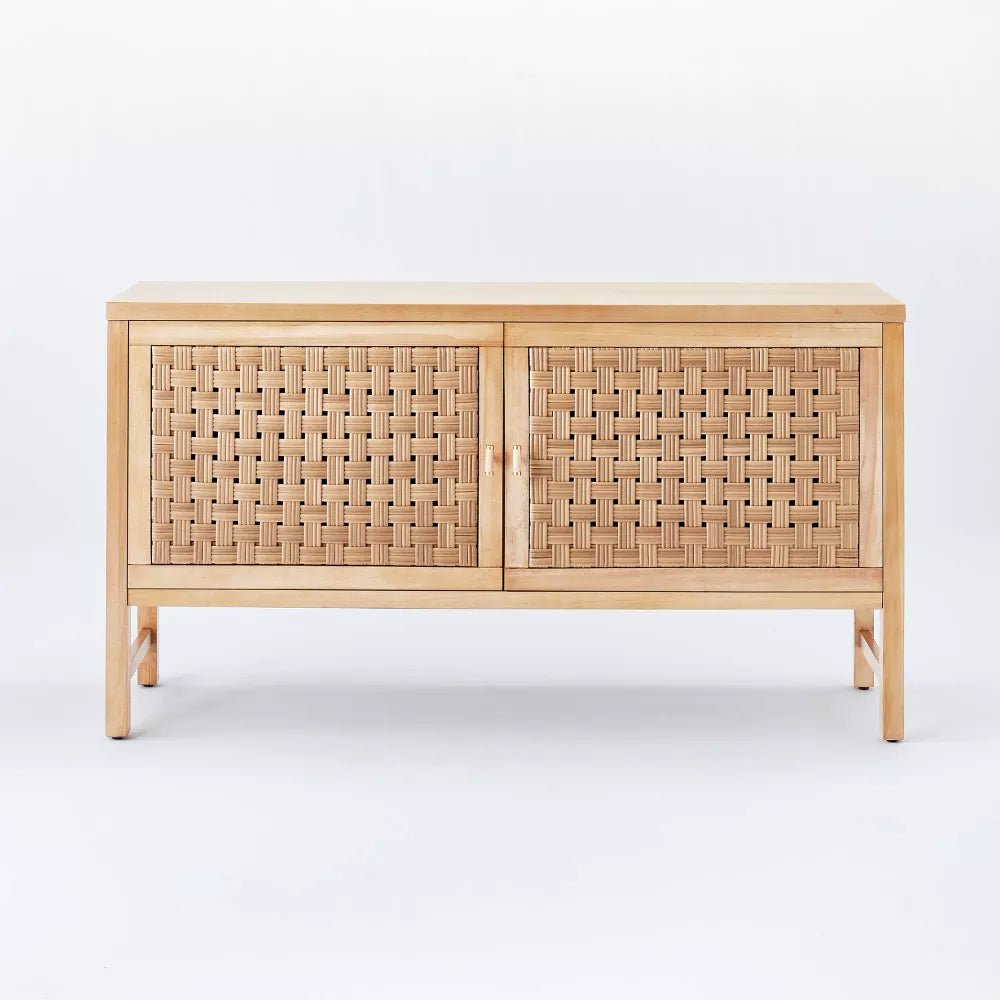 Palmdale Woven Door Console Natural - From Where - 