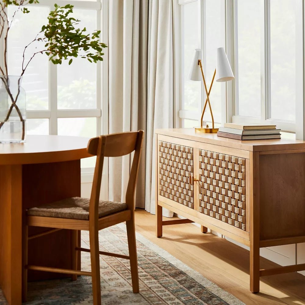 Palmdale Woven Door Console Natural - From Where - 