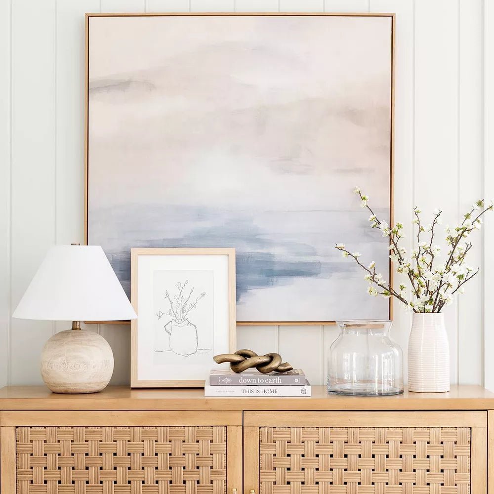 Palmdale Woven Door Console Natural - From Where - 