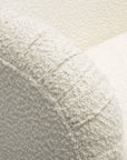 Pamela Cream Boucle Lounge Chair - From Where - 