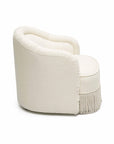 Pamela Cream Boucle Lounge Chair - From Where - 