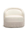 Pamela Cream Boucle Lounge Chair - From Where - 