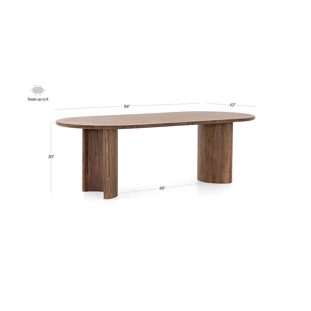 Panos 94" Dining Table - From Where - 