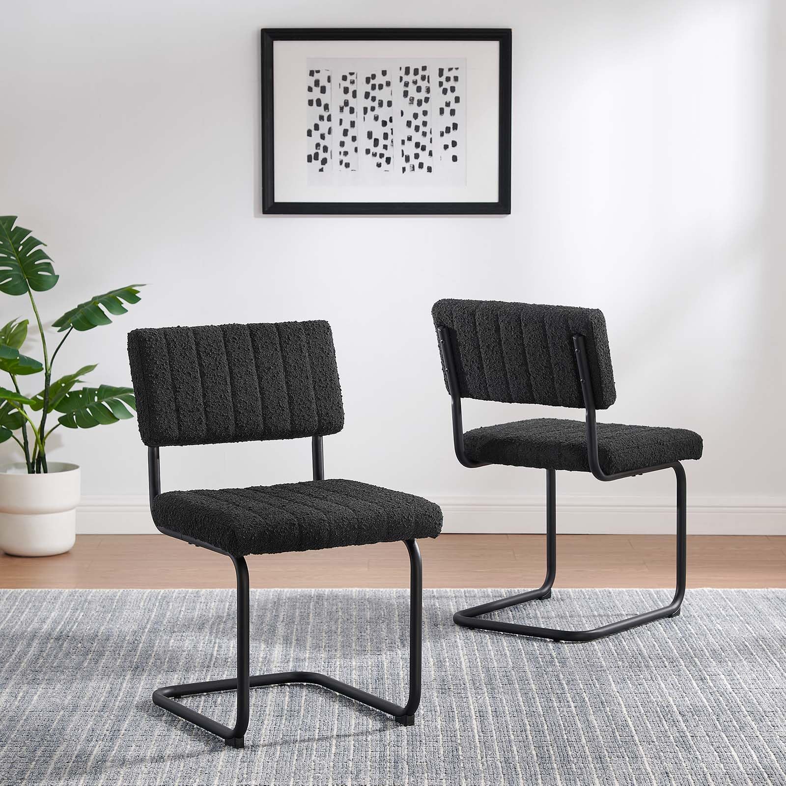 Parity Boucle Dining Chairs (Set of 2) - From Where - 