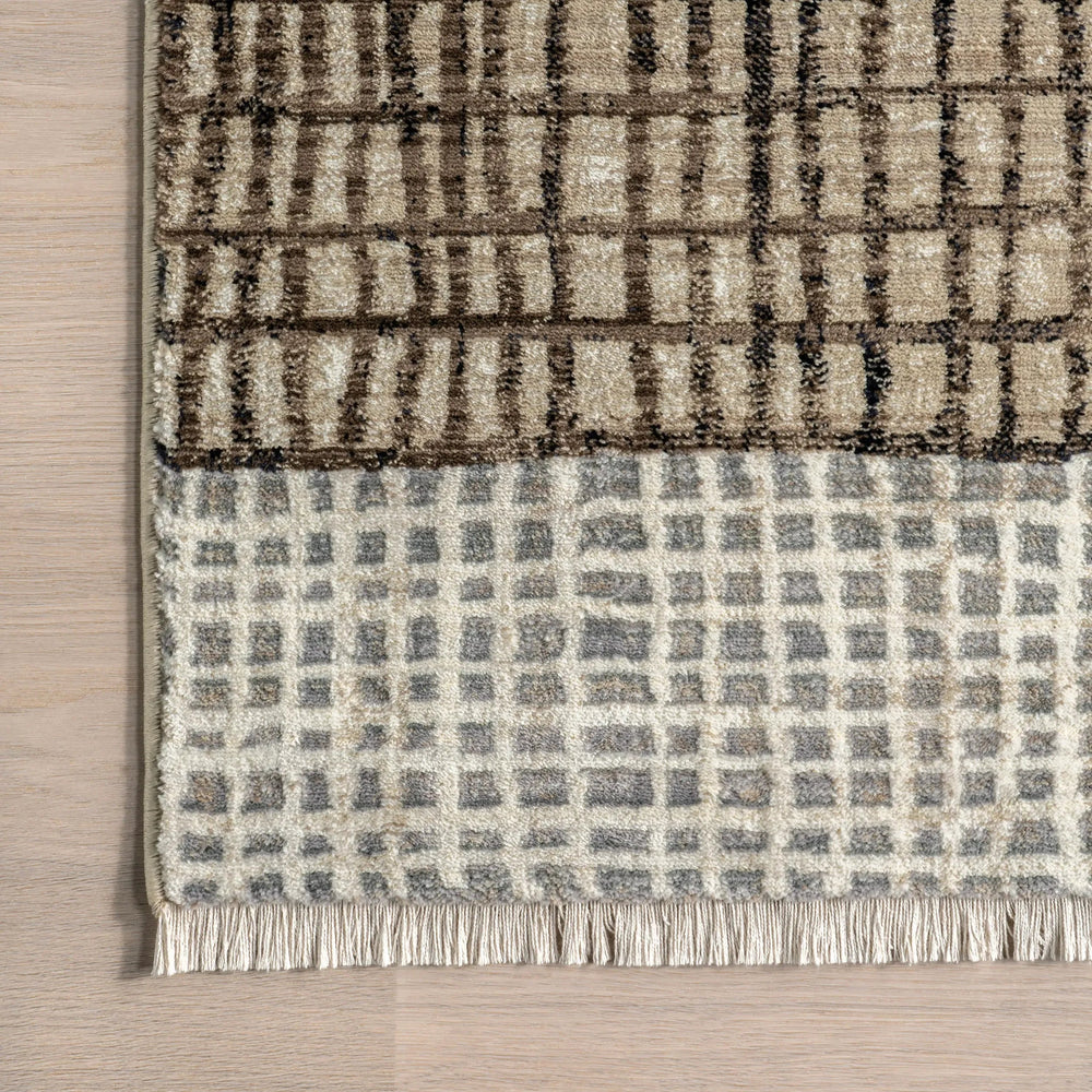 Park Abstract Checked Rug - From Where Finds - 