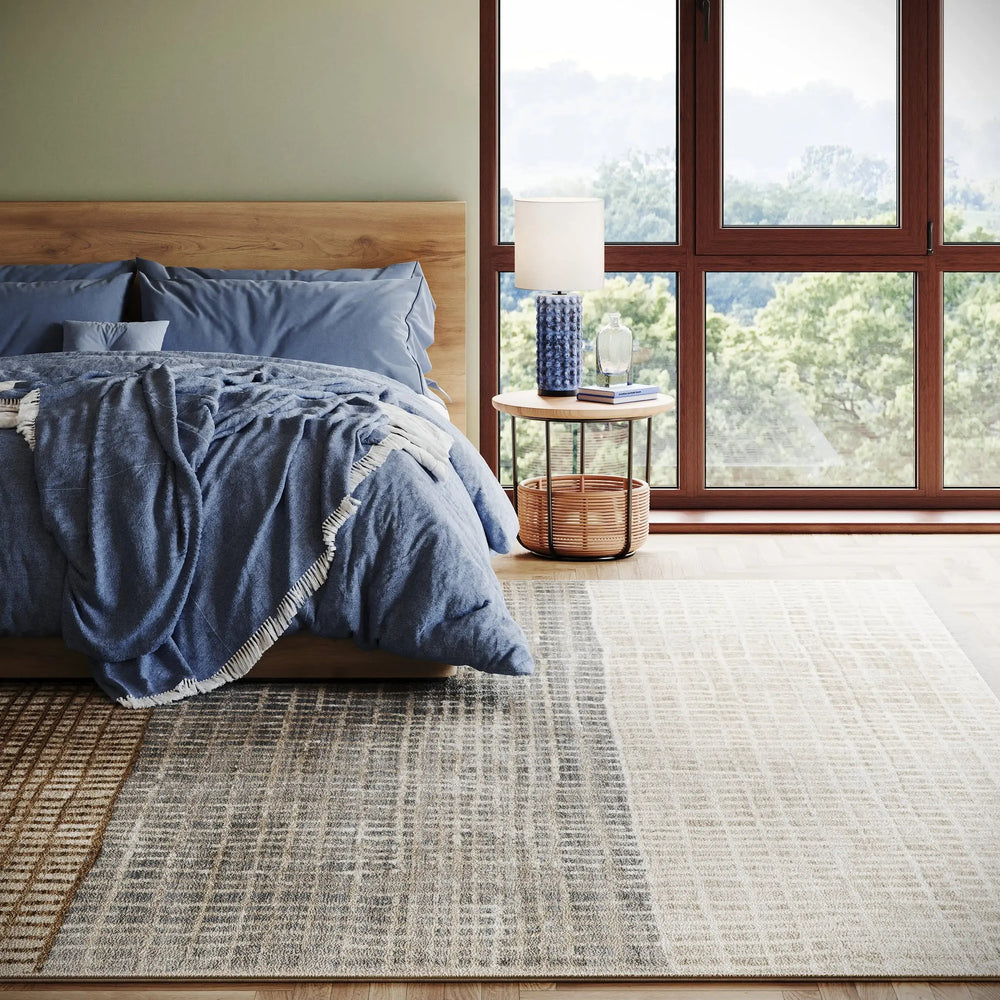 Park Abstract Checked Rug - From Where Finds - 
