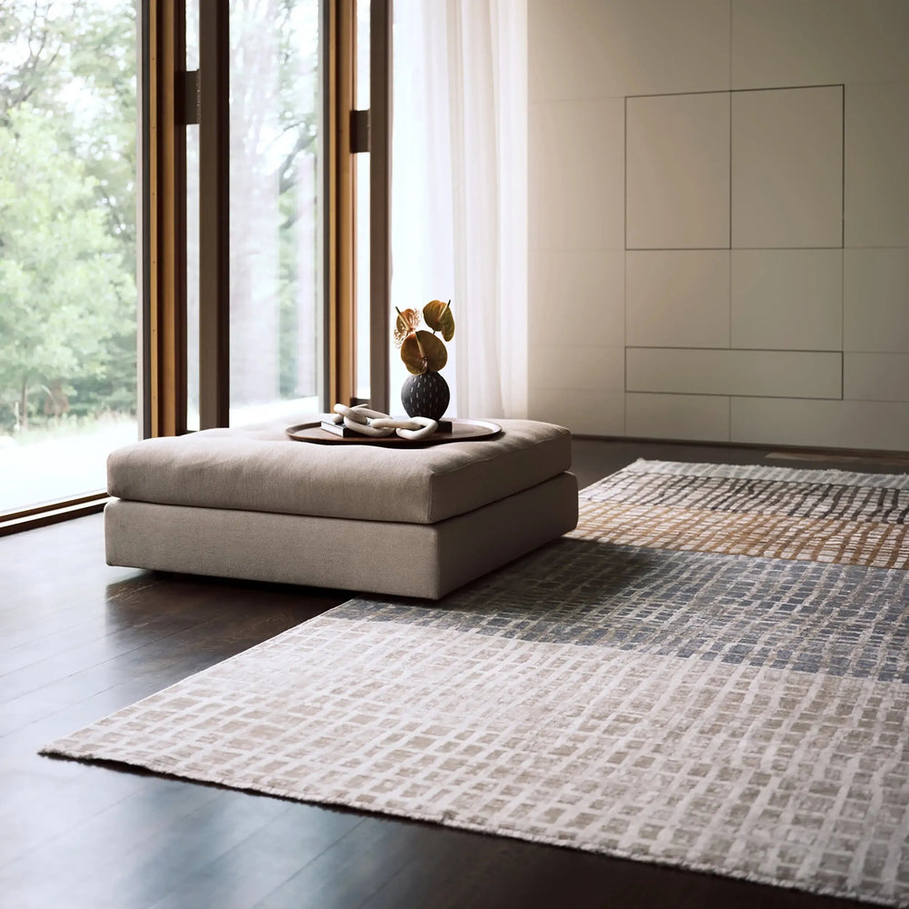 Park Abstract Checked Rug - From Where Finds - 
