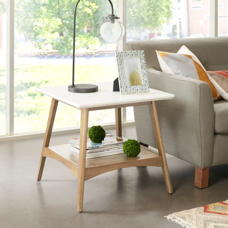 Parker End Table with Storage - From Where - 