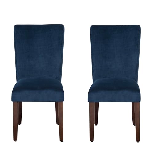 Parsons Classic Velvet Dining Chair (Set of 2) - From Where - 