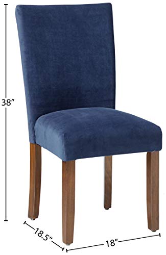 Parsons Classic Velvet Dining Chair (Set of 2) - From Where - 
