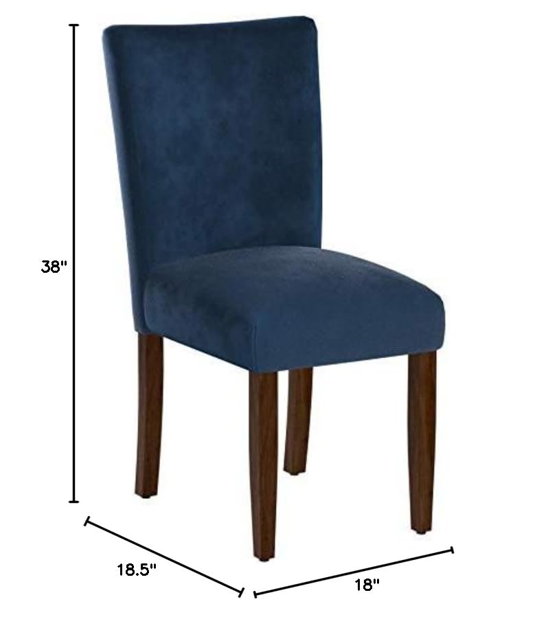 Parsons Classic Velvet Dining Chair (Set of 2) - From Where - 