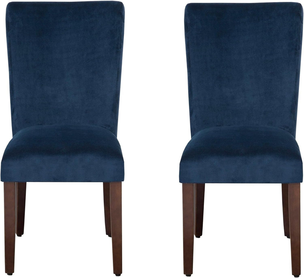 Parsons Classic Velvet Dining Chair (Set of 2) - From Where - 