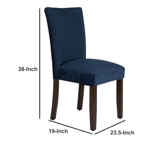 Parsons Classic Velvet Dining Chair (Set of 2) - From Where - 