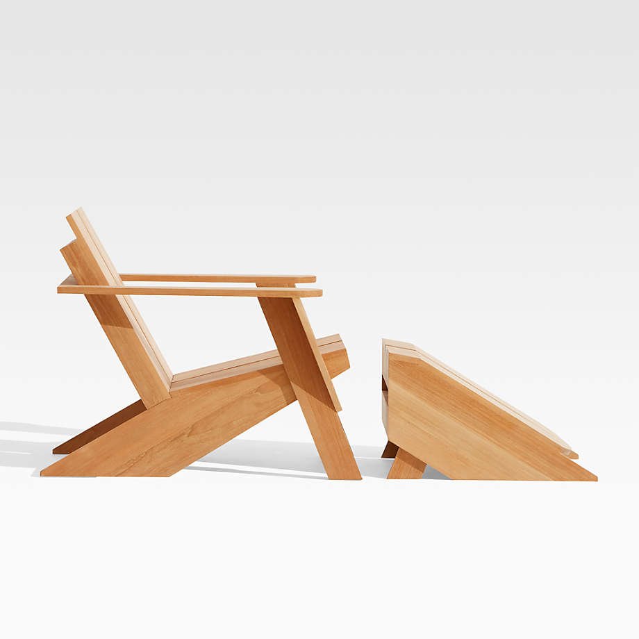 Paso Natural Teak Wood Adirondack Chair - From Where - 