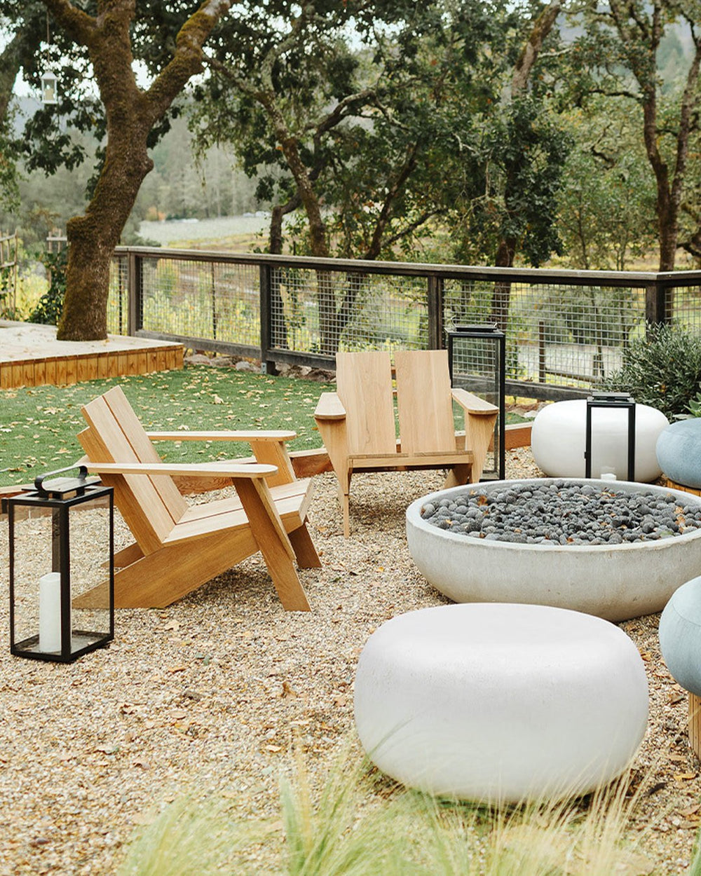 Paso Natural Teak Wood Adirondack Chair - From Where - 