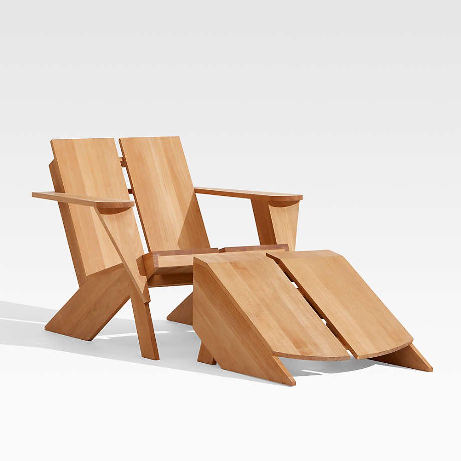 Paso Natural Teak Wood Adirondack Chair - From Where - 