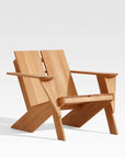 Paso Natural Teak Wood Adirondack Chair - From Where - 