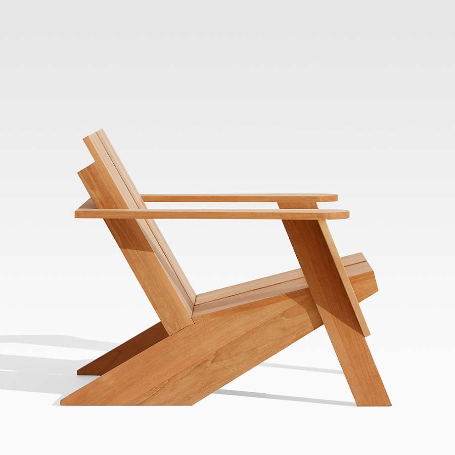 Paso Natural Teak Wood Adirondack Chair - From Where - 