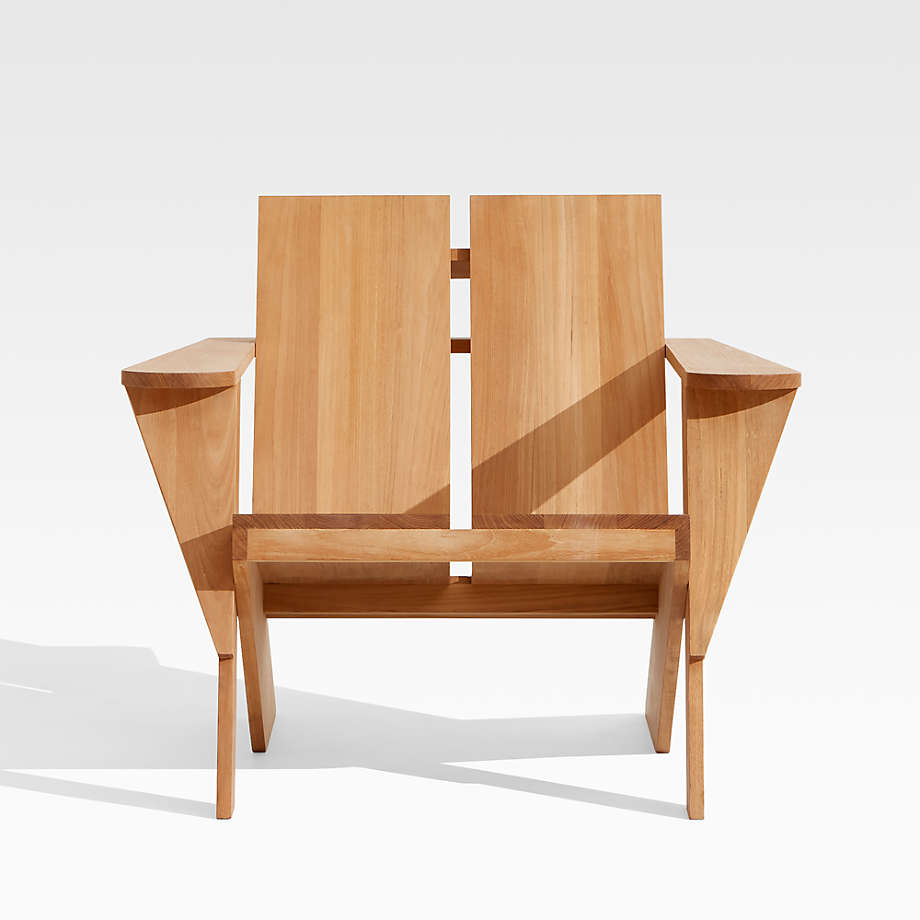 Paso Natural Teak Wood Adirondack Chair - From Where - 