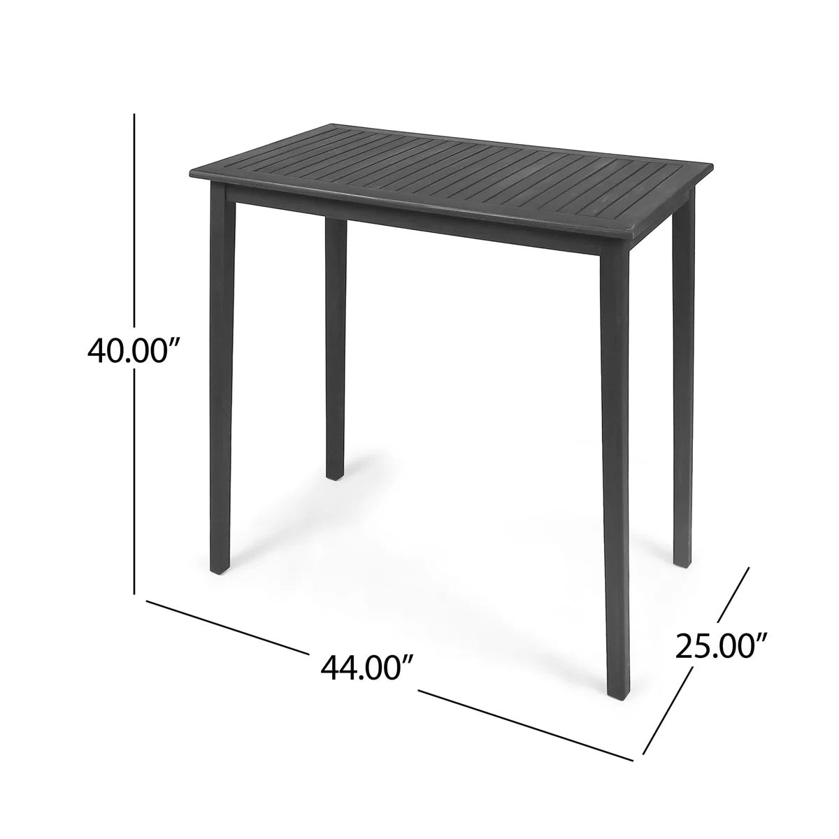 Patio Dining Set with Square Table - From Where - 