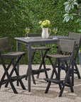 Patio Dining Set with Square Table - From Where - 
