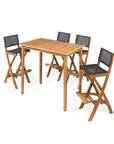 Patio Dining Set with Square Table - From Where - 