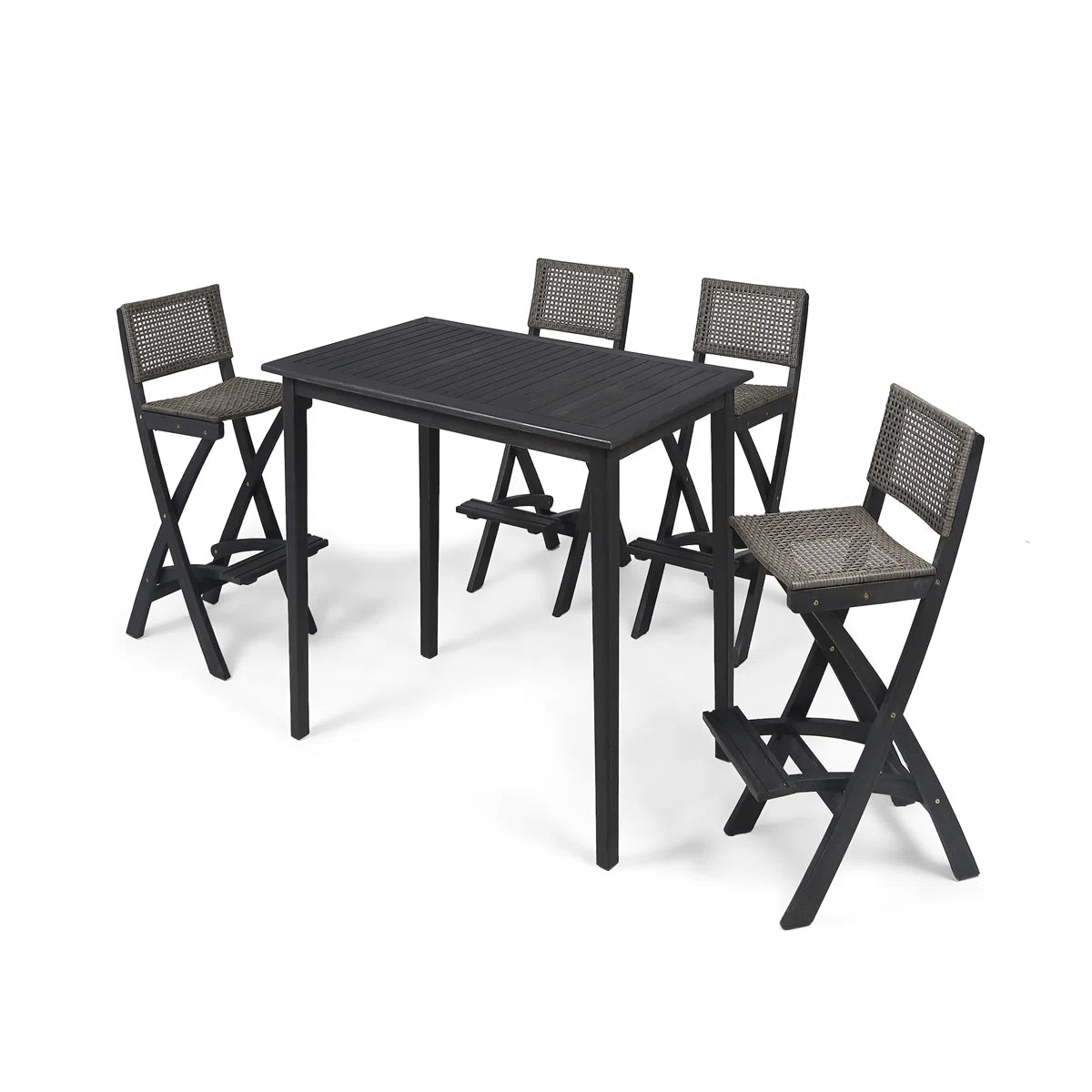 Patio Dining Set with Square Table - From Where - 