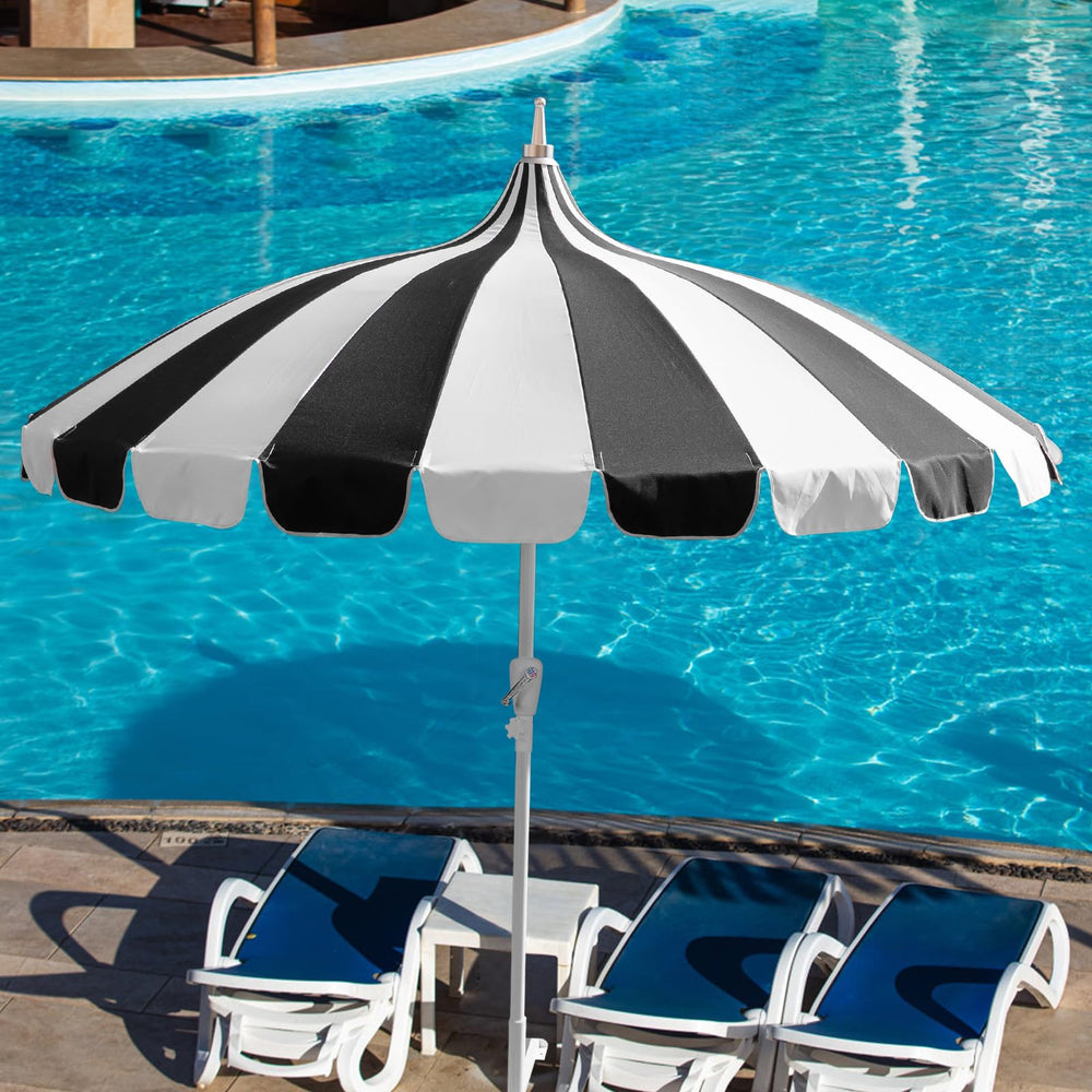 Patio Pagoda Outdoor Umbrella - From Where - 