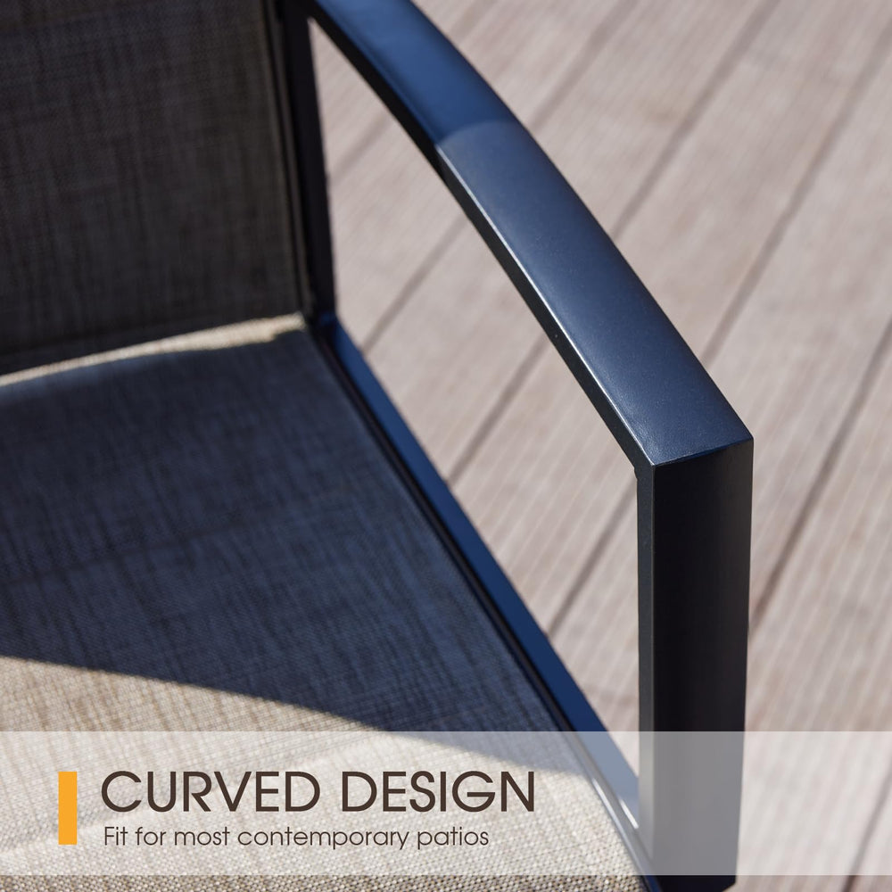 Patio Swivel Dining Chairs Set of 4 - From Where - 