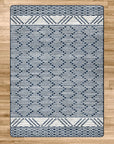 Patterned Stripe – Fresh Blue Rug - From Where Finds - 